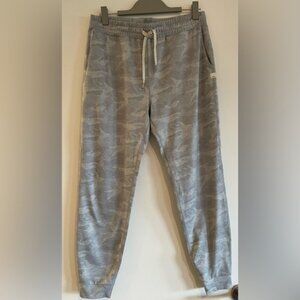 Vuori joggers, gray camo, size M